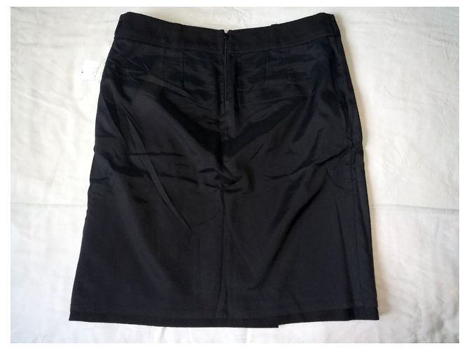 Gucci Minifalda negra de lana y cachemir Negro - vista 7
