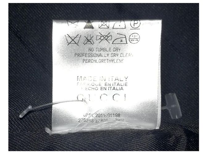 Gucci Minifalda negra de lana y cachemir Negro - vista 9