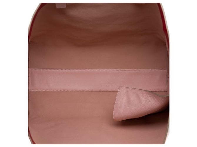 Chloé La capiente borsa tote Chloe Dilan in pelle di capra rosa, garniture en métal doré - vista 9