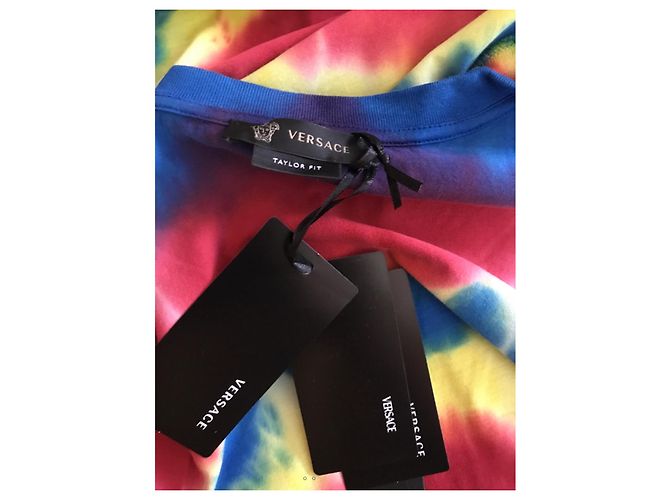 Camiseta Versace Tie Dye de algodón Multicolor - vista 3