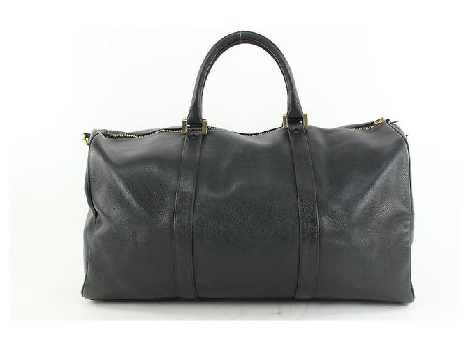 Timeless Chanel Borsone CC Boston senza tempo in pelle nera caviale con tracolla - vista 5