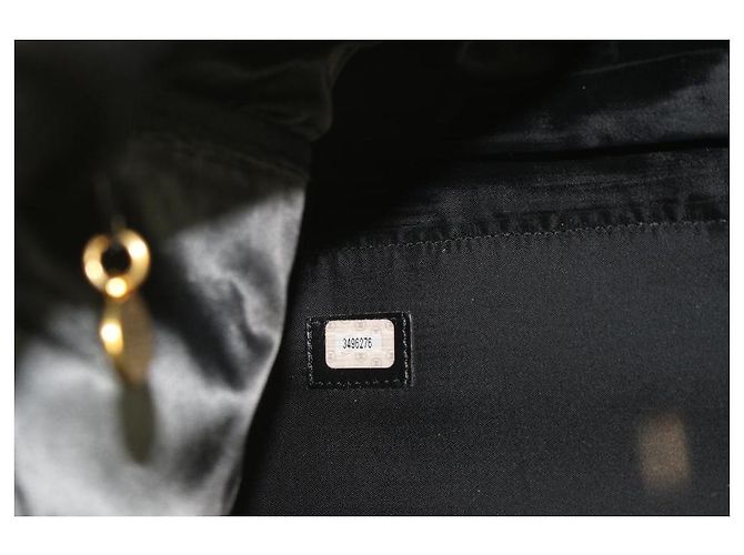 Timeless Chanel Borsone CC Boston senza tempo in pelle nera caviale con tracolla - vista 9