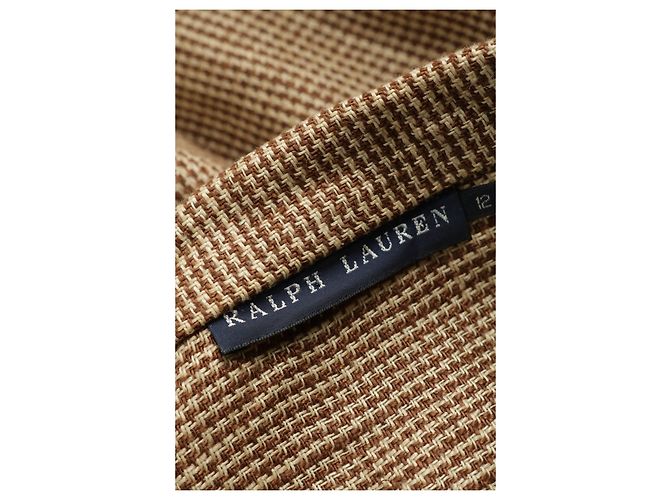 Ralph Lauren Leinen Blazer Beige Braun - Ansicht 3