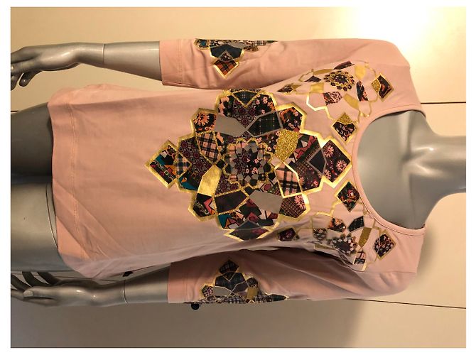 Top Just Cavalli Rosa con Motivos Manga 3/4 - vista 2