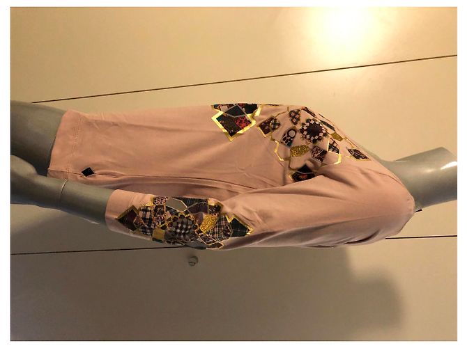 Top Just Cavalli Rosa con Motivos Manga 3/4 - vista 3