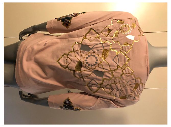 Top Just Cavalli Rosa con Motivos Manga 3/4 - vista 5