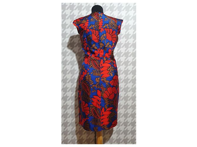 Vestido Milly de seda multicolorido Multicor - vista 5