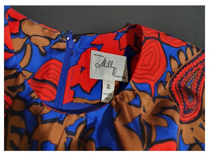 Vestido Milly de seda multicolorido Multicor - vista 6