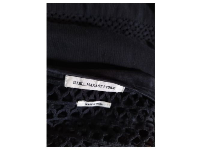 Vestido Isabel Marant Etoile de algodón negro Talla M - vista 3