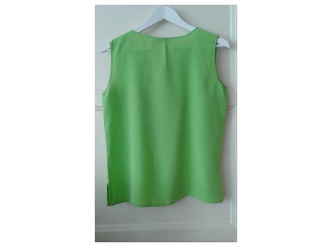 Autre Marque Regata de seda verde maçã Verde claro - vista 5