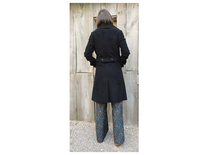 Costume National abrigo de traje nacional t 38 Negro - vista 3