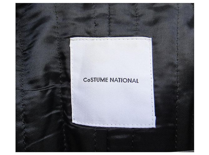 Costume National abrigo de traje nacional t 38 Negro - vista 4