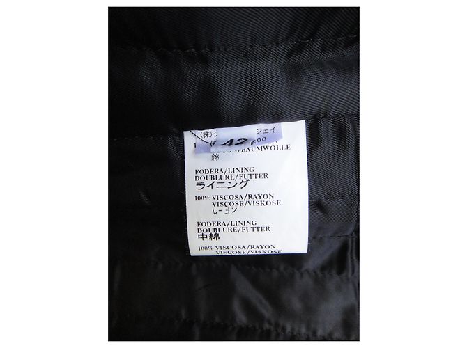 Costume National abrigo de traje nacional t 38 Negro - vista 6