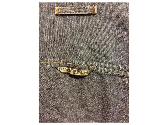 Jean Paul Gaultier Gaultier Jeansjacke oder -hemd Blau - Ansicht 3