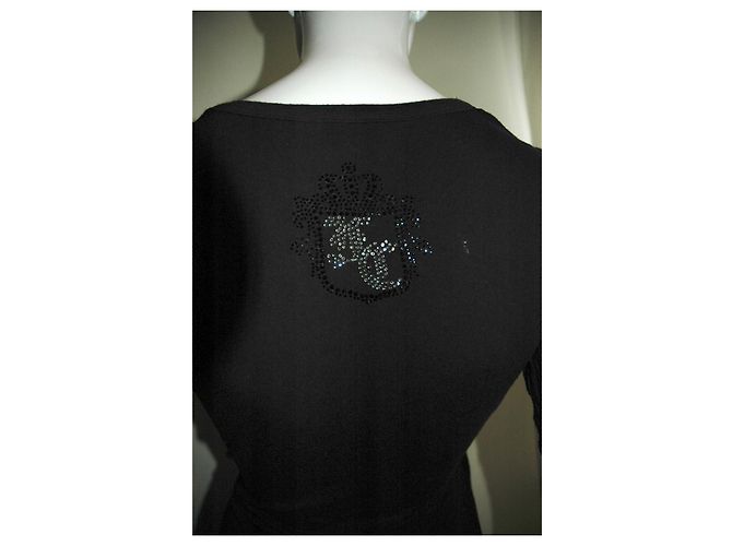 Faith Connexion Schwarzes Wickelkleid - Ansicht 8