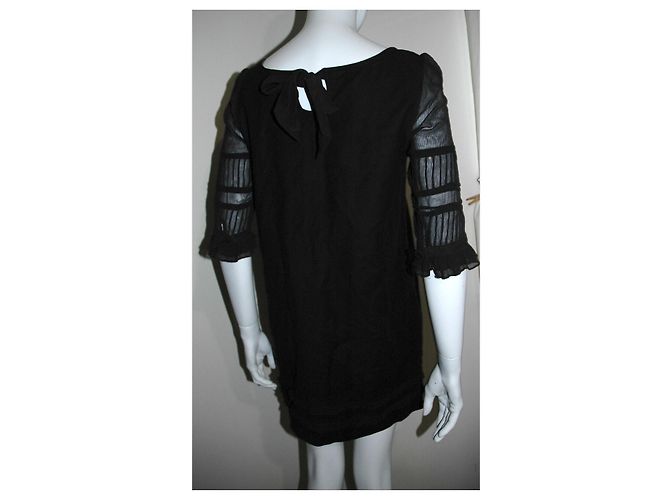 Juicy Couture Mini abito con maniche in chiffon Nero - vista 5