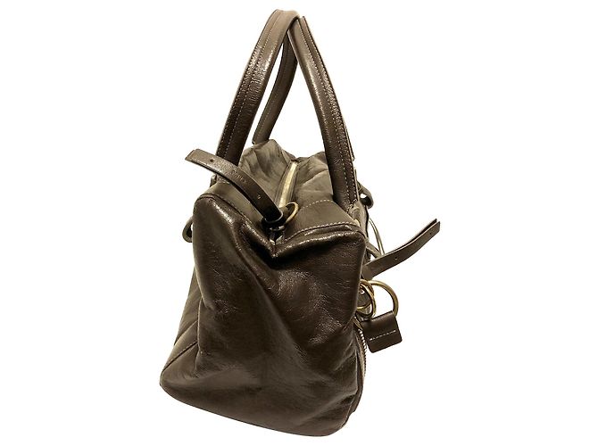 Chloé Chloe Braune Boston-Tasche aus Eclipse-Leder - Ansicht 2