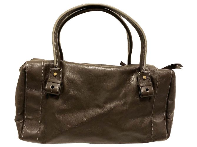 Chloé Chloe Braune Boston-Tasche aus Eclipse-Leder - Ansicht 3