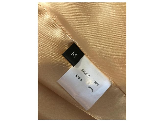 Chaqueta sin mangas Pellessimo de pelo de conejo gris M - vista 5