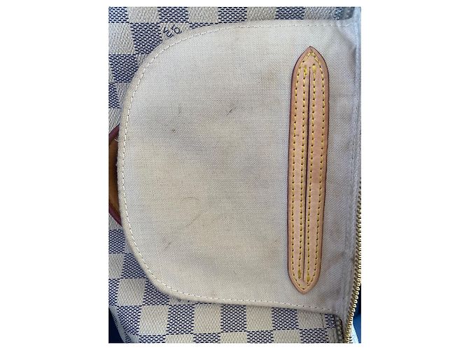 Borsa Louis Vuitton Speedy 30 Damier Azur Blu - vista 6