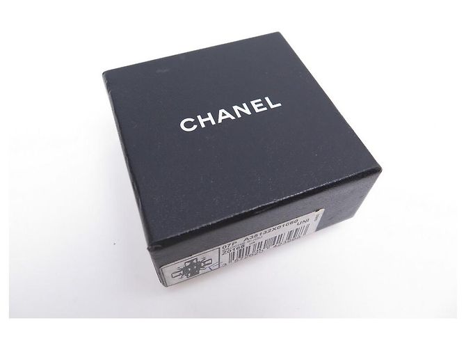 NUEVO CHANEL A BROCHE35132 CRUZ PERLA METAL ORO + CAJA BROCHE PERLAS Dorado - vista 12