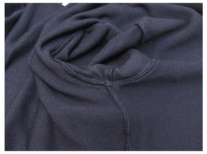 Hermès HERMES PULLOVER CARDIGAN M 48 PULLOVER AUS WILDLEDER & WOLLE KASCHMIR SEIDE MARINEBLAU - Ansicht 9