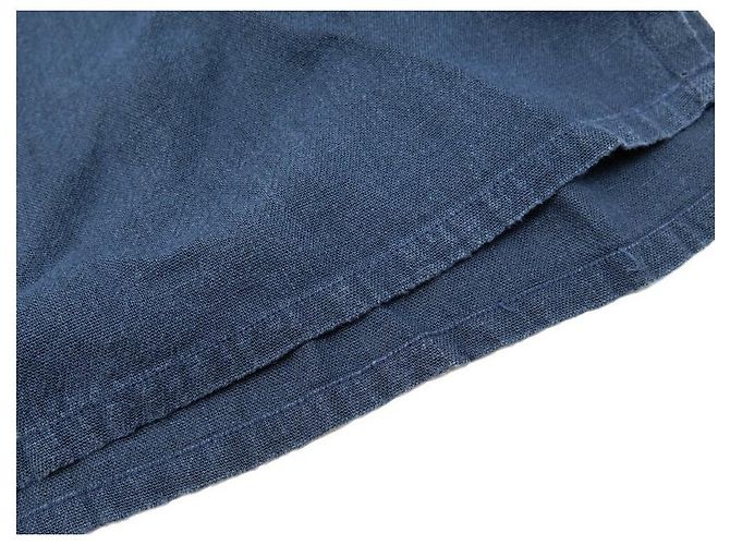 Hermès CAMICIA TUNICA OVERSIZE HERMES L 42 CAMICIA IN LINO NUOVA IN LINO BLU - vista 10