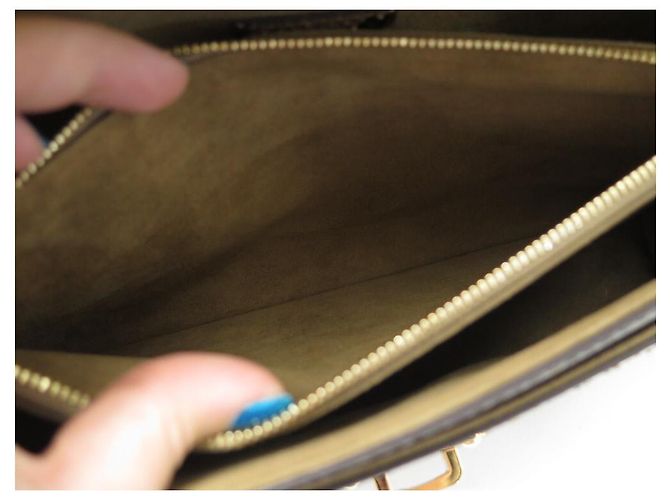 NEU LOUIS VUITTON VICTORY HANDTASCHE MONOGRAMM & PYTHON LEDER BANDOULIERE Braun - Ansicht 14