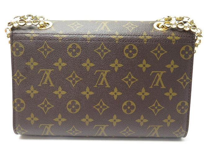 NEU LOUIS VUITTON VICTORY HANDTASCHE MONOGRAMM & PYTHON LEDER BANDOULIERE Braun - Ansicht 2