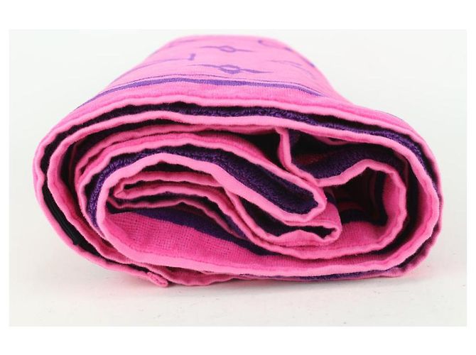Louis Vuitton Telo mare con monogramma Vuittamins rosa fluo - vista 2