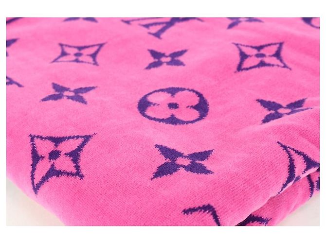 Louis Vuitton Telo mare con monogramma Vuittamins rosa fluo - vista 4