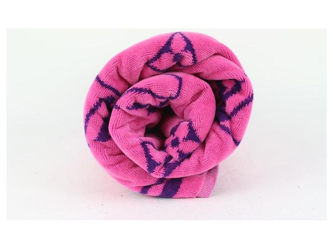 Louis Vuitton Telo mare con monogramma Vuittamins rosa fluo - vista 9