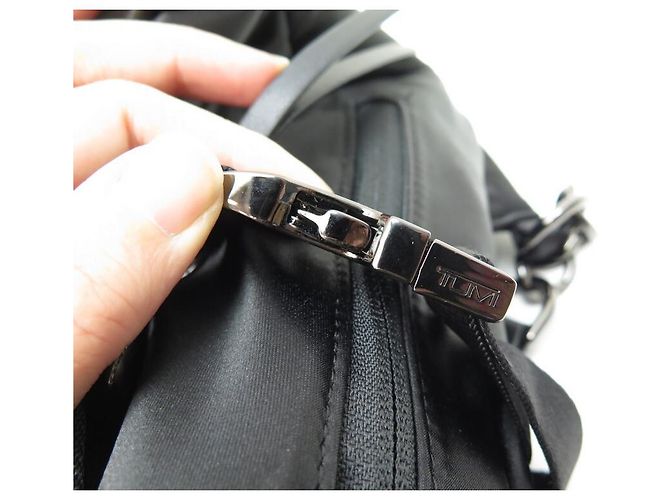 NUOVO ZAINO TUMI DEVOE PRATO 130456-1041 ZAINO IN TELA DI NYLON NERO - vista 10