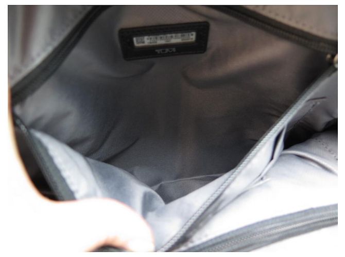 NUOVO ZAINO TUMI DEVOE PRATO 130456-1041 ZAINO IN TELA DI NYLON NERO - vista 11