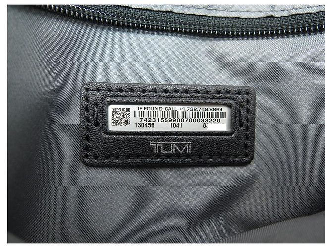 NUOVO ZAINO TUMI DEVOE PRATO 130456-1041 ZAINO IN TELA DI NYLON NERO - vista 12