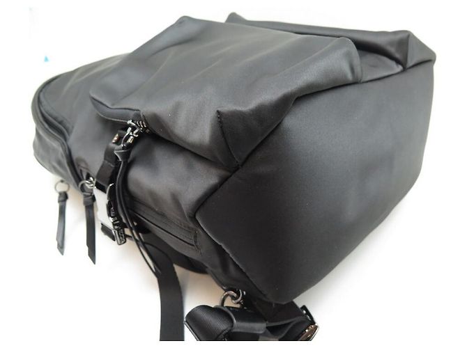 NUOVO ZAINO TUMI DEVOE PRATO 130456-1041 ZAINO IN TELA DI NYLON NERO - vista 3