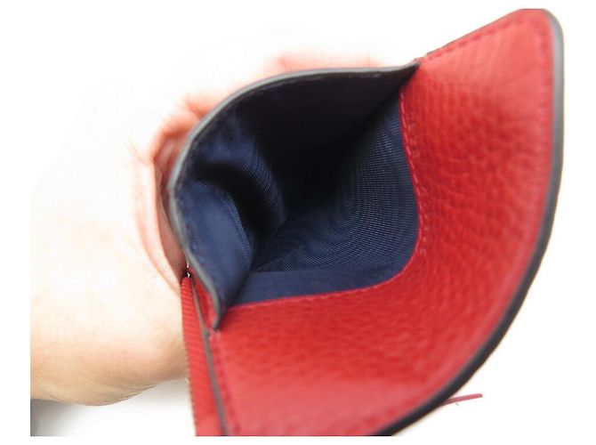 NUEVO LANCEL PREMIER FLIRT A TARJETERO10925 FUNDA PIEL ROJA + IPHONE 12 - vista 10