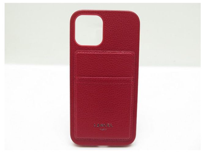 NUEVO LANCEL PREMIER FLIRT A TARJETERO10925 FUNDA PIEL ROJA + IPHONE 12 - vista 11