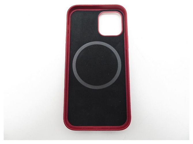 NUEVO LANCEL PREMIER FLIRT A TARJETERO10925 FUNDA PIEL ROJA + IPHONE 12 - vista 12