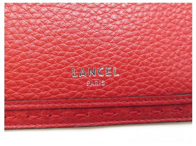 NUEVO LANCEL PREMIER FLIRT A TARJETERO10925 FUNDA PIEL ROJA + IPHONE 12 - vista 5