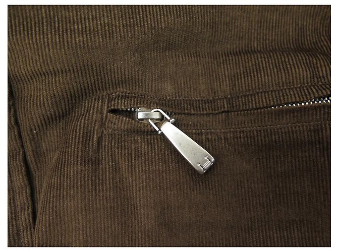 Hermès NOVA CAMISA RIBBED HERMES M 39 CAMISA DE ALGODÃO MARROM NOVA - vista 7