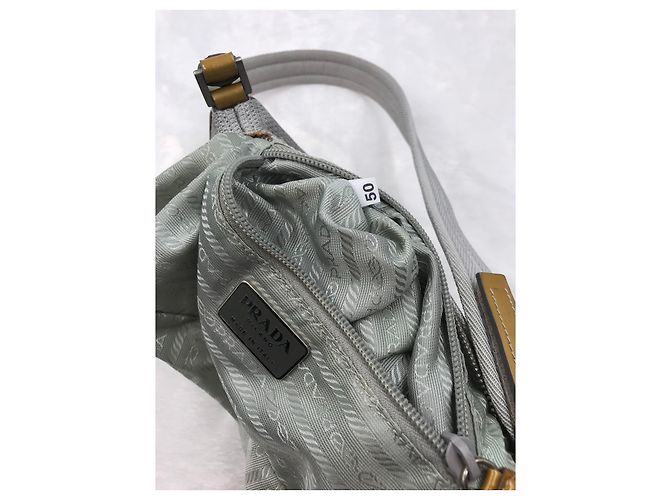 Borsa a mano Prada Nylon Sport Metallica Metallico - vista 12