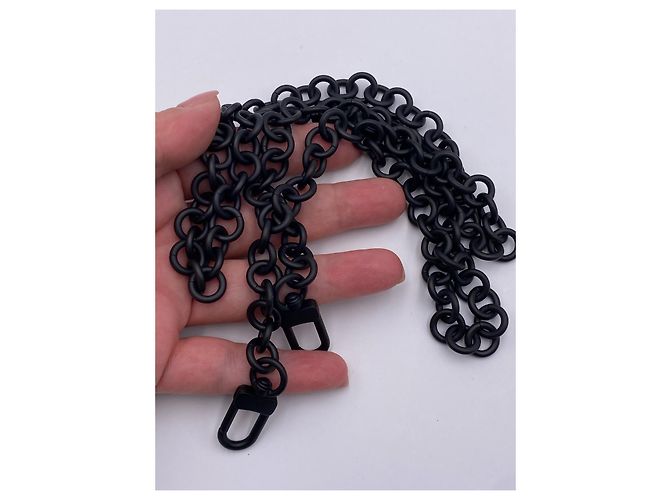 Tracolla catena Louis Vuitton amovibile nera Nero - vista 3