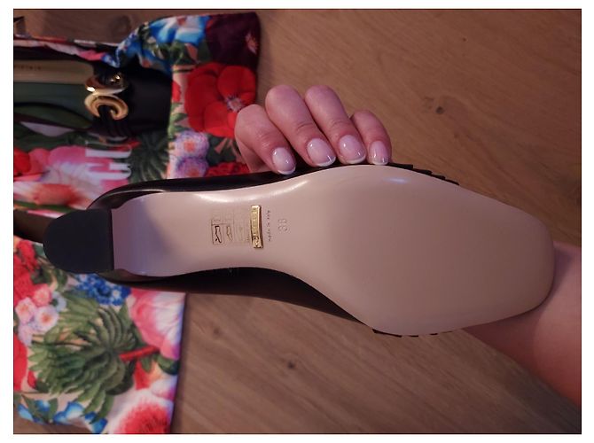 Marmont Décolleté Gucci in pelle nera 38 Nero - vista 8