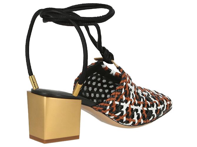 Salvatore Ferragamo Mules Laino Intrecciate - vista 3