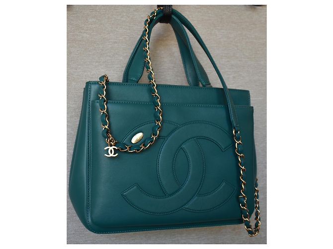 Chanel crossbody 2019 Borsa con logo CC Verde - vista 12