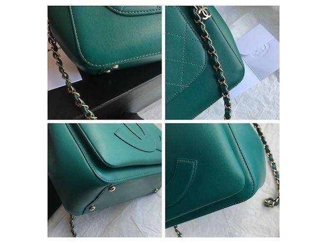 Chanel crossbody 2019 Borsa con logo CC Verde - vista 13