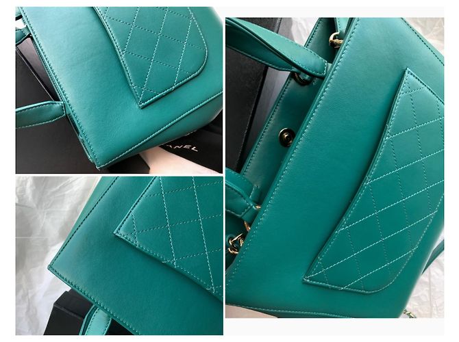 Chanel crossbody 2019 Borsa con logo CC Verde - vista 15