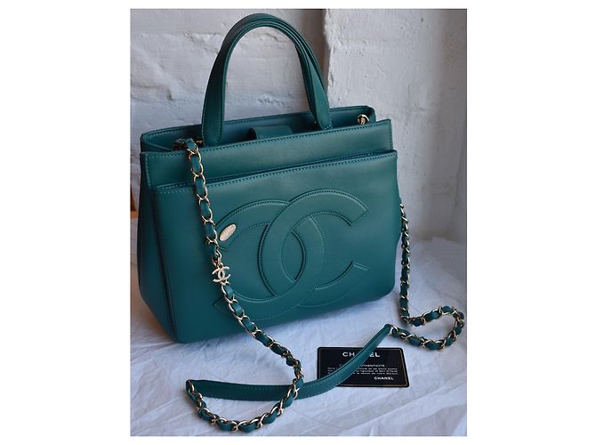 Chanel crossbody 2019 Borsa con logo CC Verde - vista 19