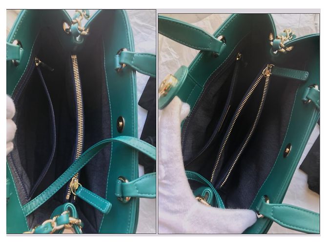 Chanel crossbody 2019 Borsa con logo CC Verde - vista 9